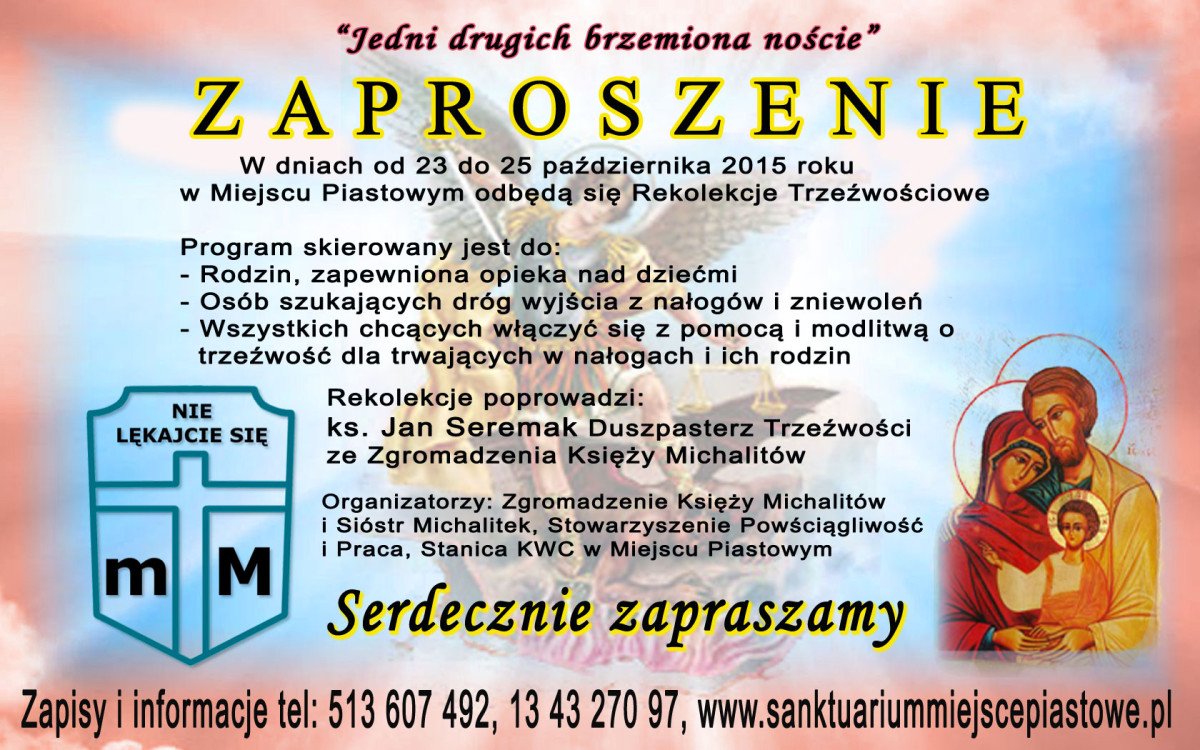 rekolekcje_trzez_miejsce_piastowe_X2015_plakat