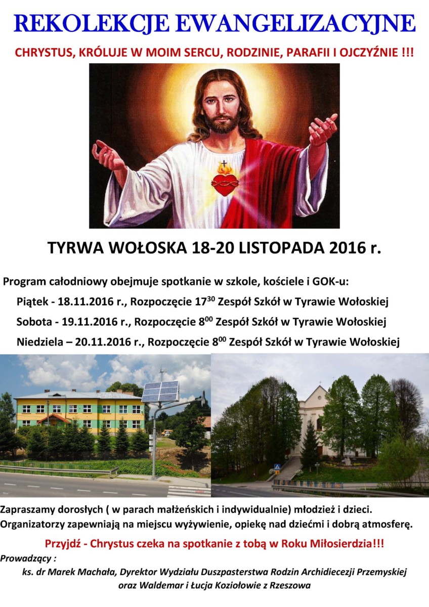 tyrawa_woloska_rekolekcje_plakat